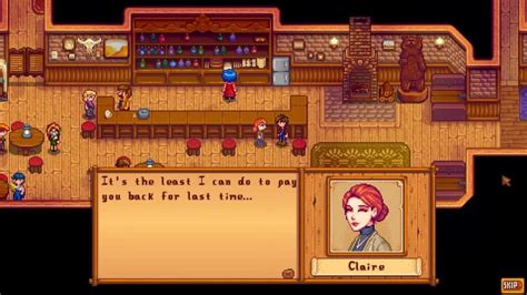 claire gifts stardew